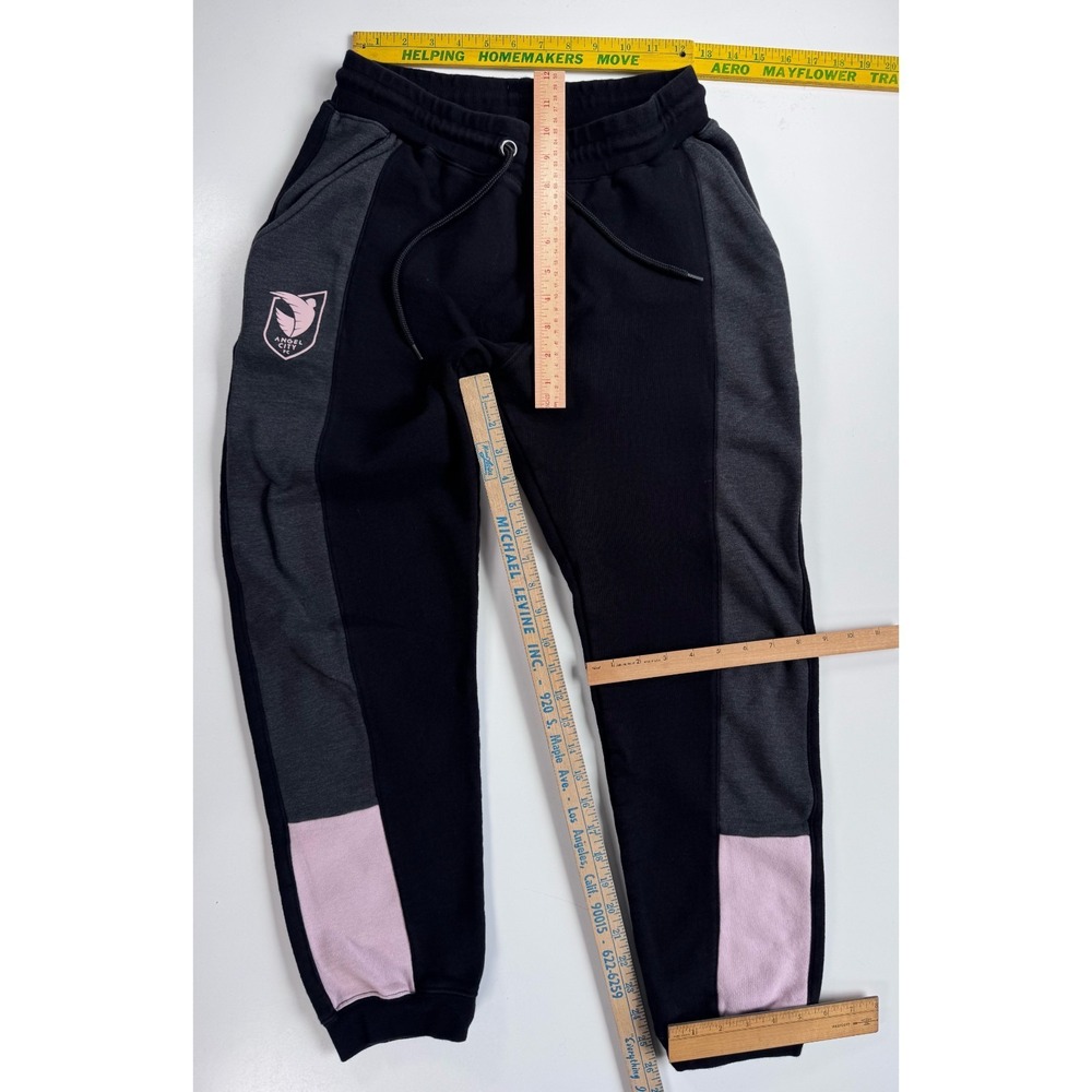 ANGEL CITY FC NWSL Tonal Joggers Sweatpants Black Unisex Small Los Angeles CA - Picture 8 of 13